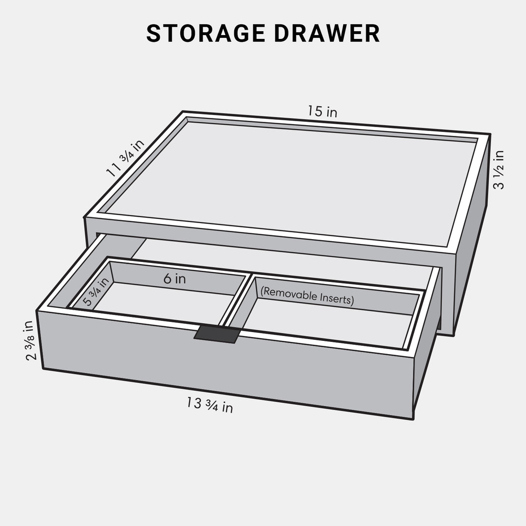 Kaviso EDC Cache Display Valet & Optional Storage Drawer