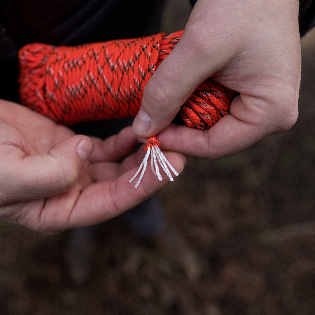 Gear Aid 80691 Reflective 550 Orange Paracord for camping, backpacking, hunting, strapping down multipurpose utility line