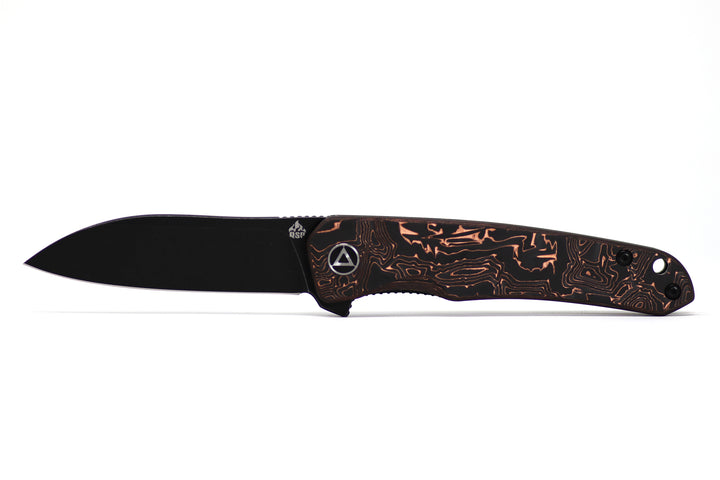 QSP Otter S35VN Pocket Folding Knife with Carbon Fiber Handle