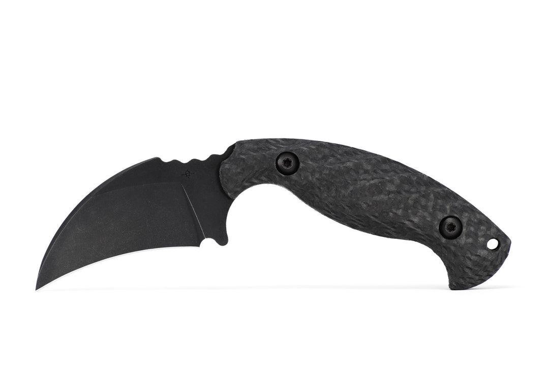 Toor Knives Karsumba Carbon Fiber Fixed Blade Karambit with CPM S35VN Blade Steel