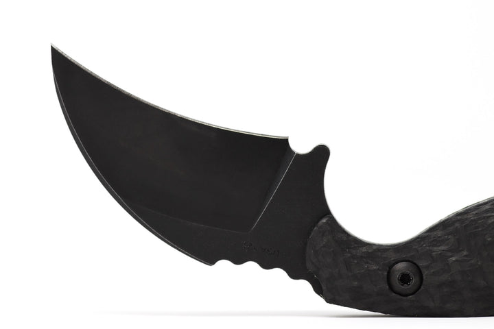 Toor Knives Karsumba Carbon Fiber Fixed Blade Karambit with CPM S35VN Blade Steel