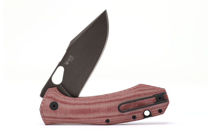 GiantMouse Ace Grand Red Micarta PVD