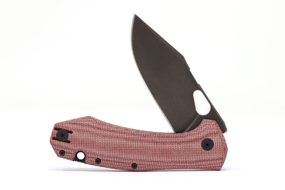 GiantMouse Ace Grand Red Micarta PVD