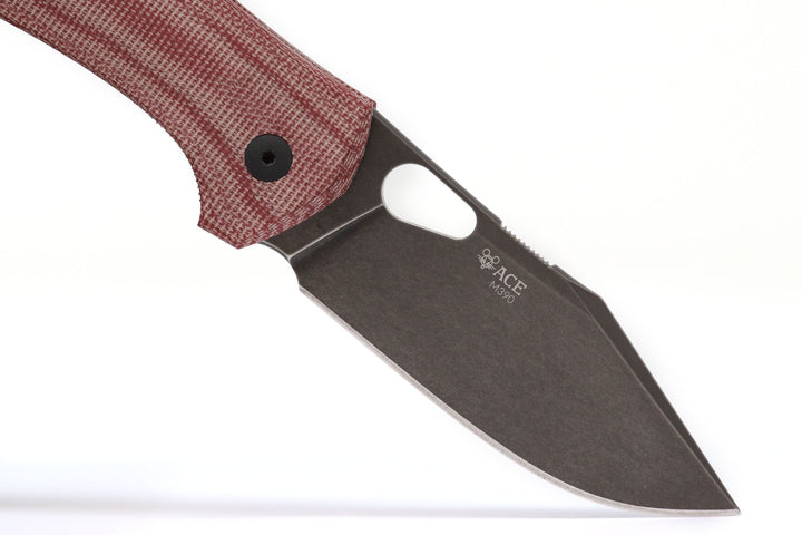 GiantMouse Ace Grand Red Micarta PVD