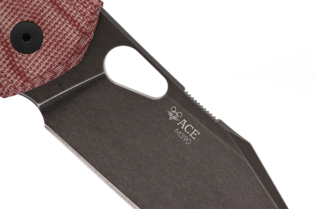 GiantMouse Ace Grand Red Micarta PVD