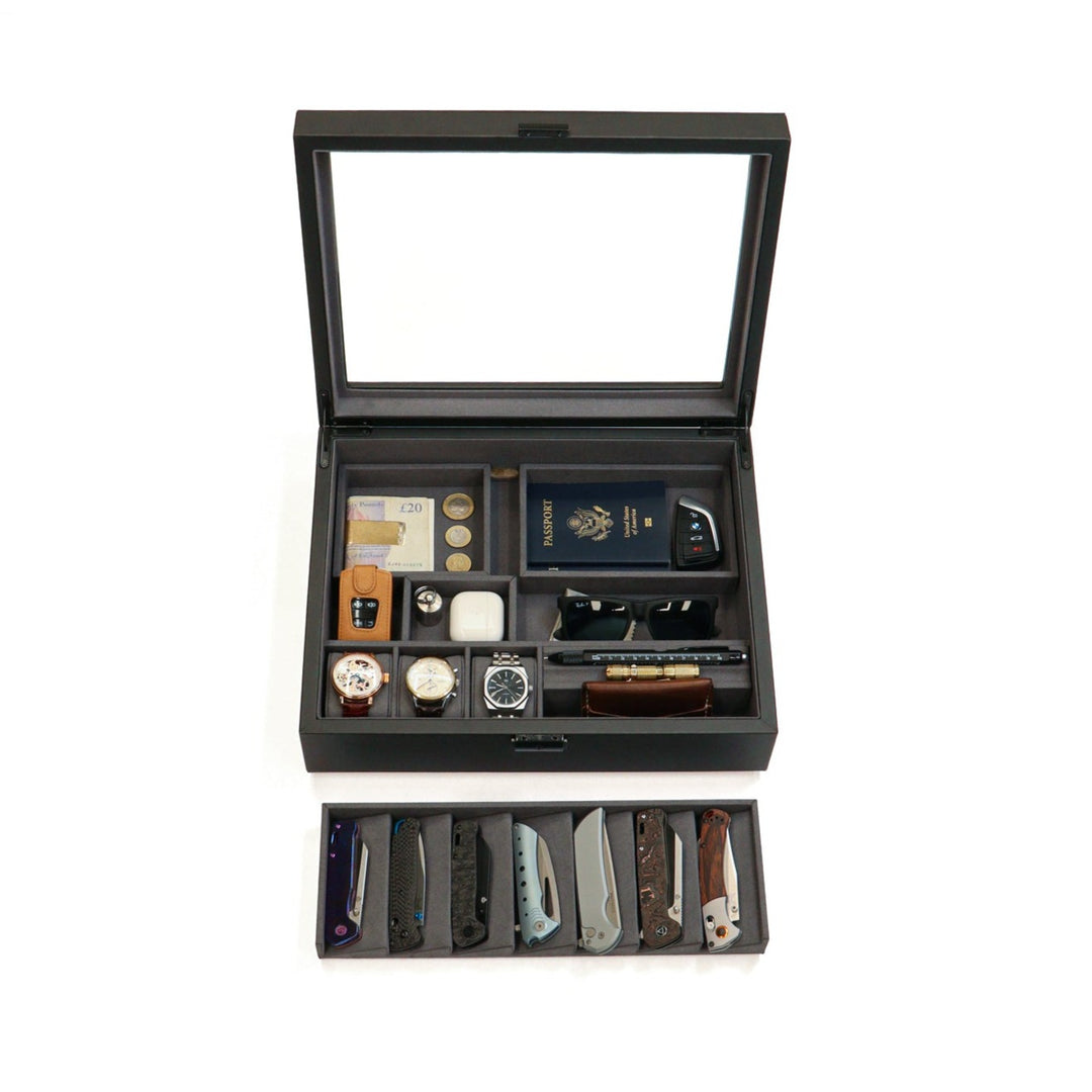 Kaviso EDC Cache Display Valet & Optional Storage Drawer