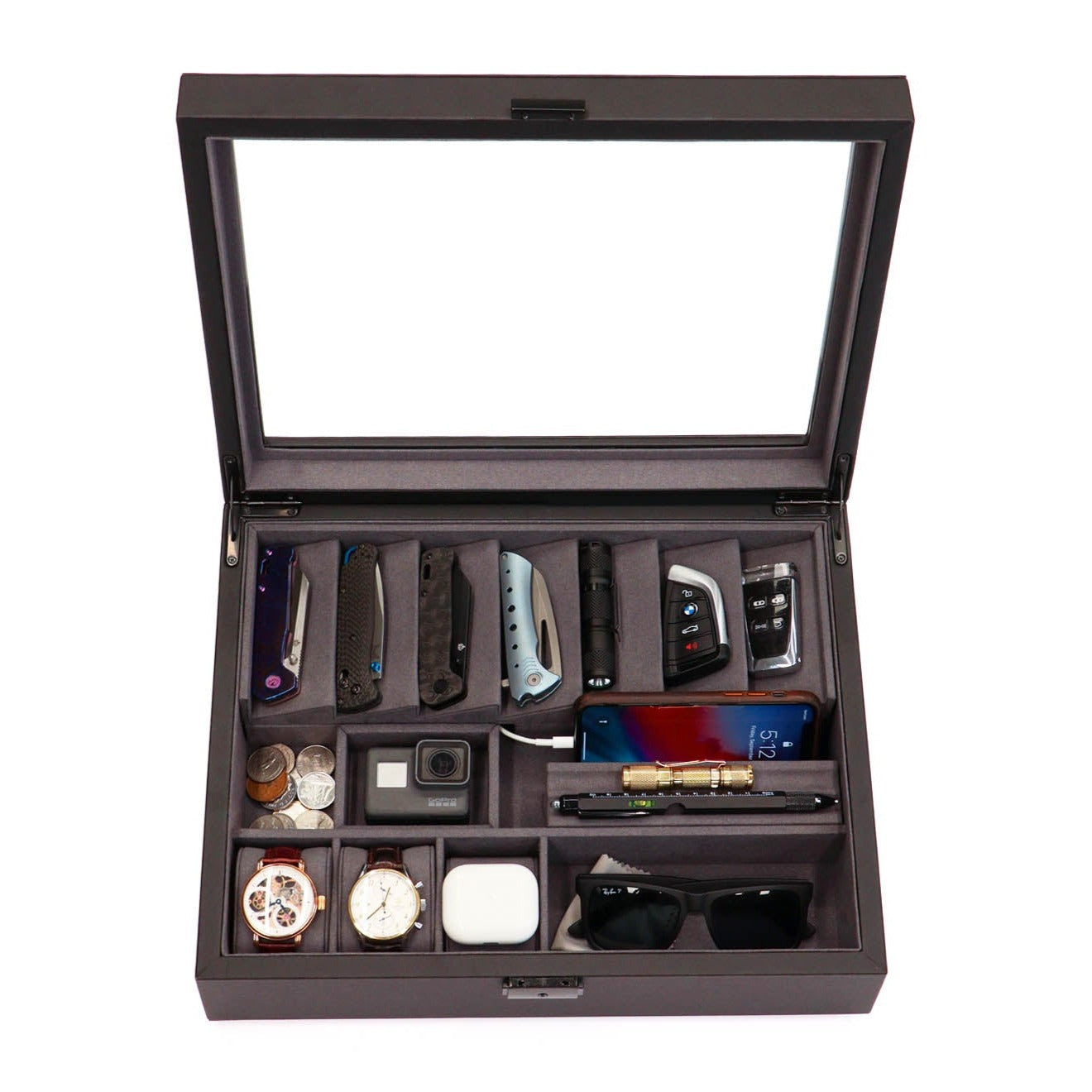 Kaviso EDC Cache Display Valet & Optional Storage Drawer – Kaviso, LLC