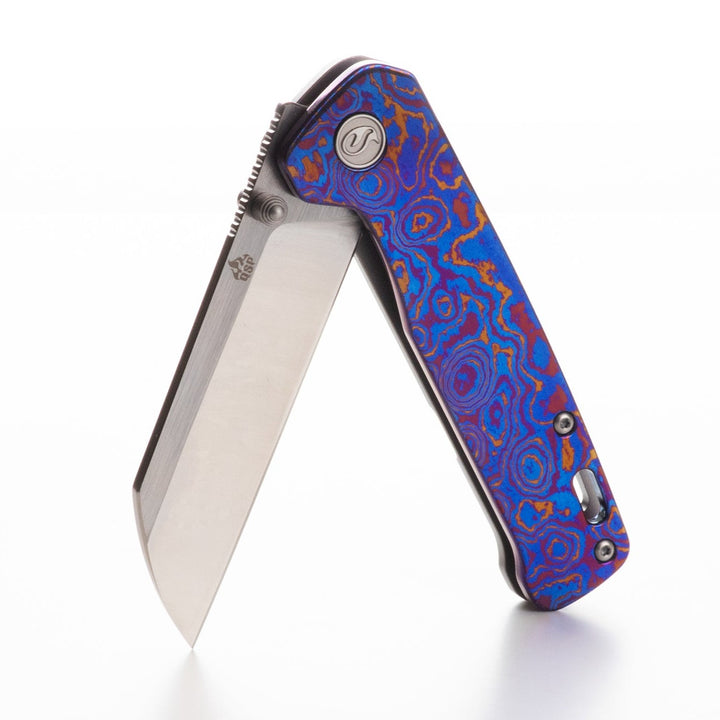 Kaviso x QSP Penguin Full Mokuti S35VN Frame Lock Folding Knife