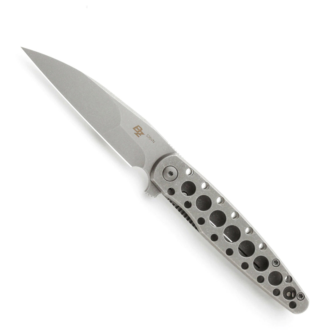 Drop + Brad Zinker Dogtooth Frame Lock Knife