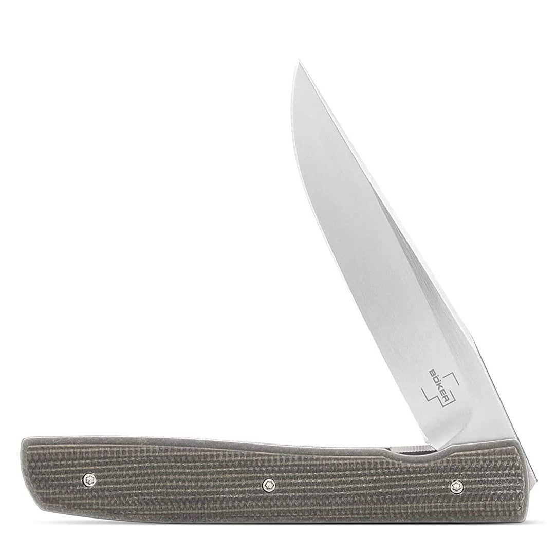 Boker Plus Urban Trapper - Exclusive Linen Micarta Handles - Open Box / Used