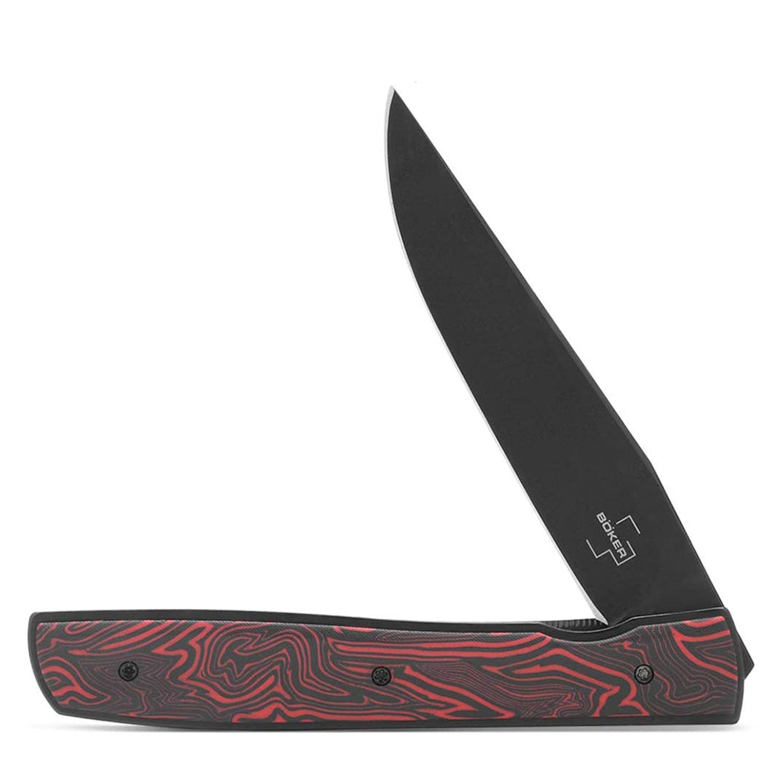 Boker Plus Urban Trapper - Red/Black Micarta Handles