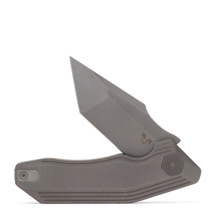 Damned Designs Yokai Titanium Frame Lock S35VN Folding Pocket Knife Pictures by Kaviso
