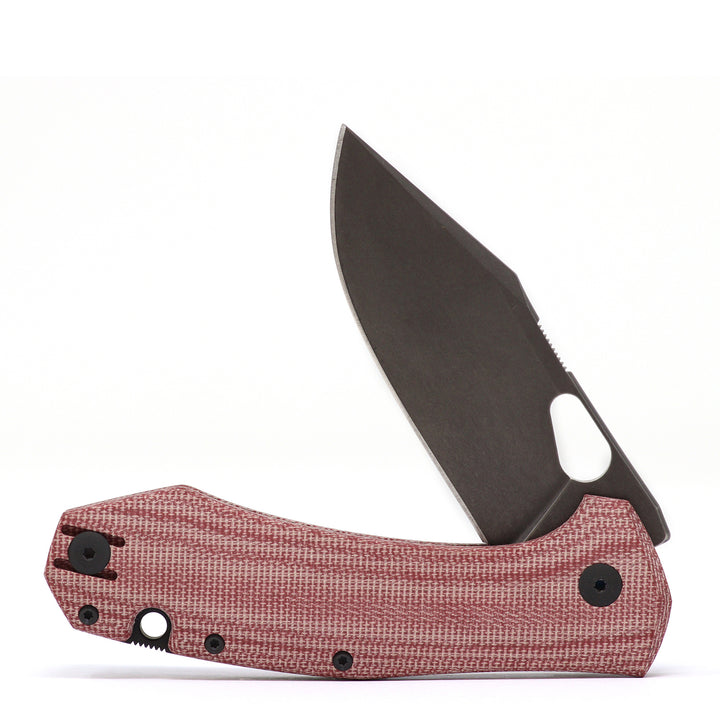 GiantMouse Ace Grand Red Micarta PVD