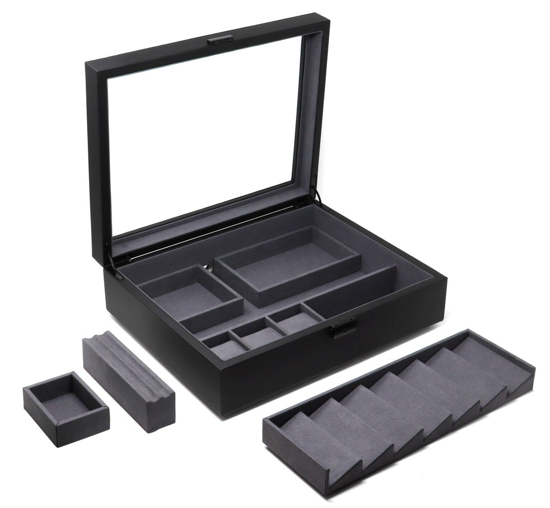 Compartment Box 12 Equal Compartments for Jewelry and Watch Parts