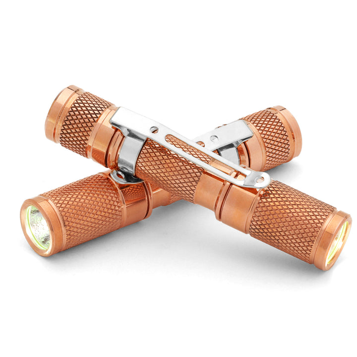 Drop Copper AAA Pocket Flashlight