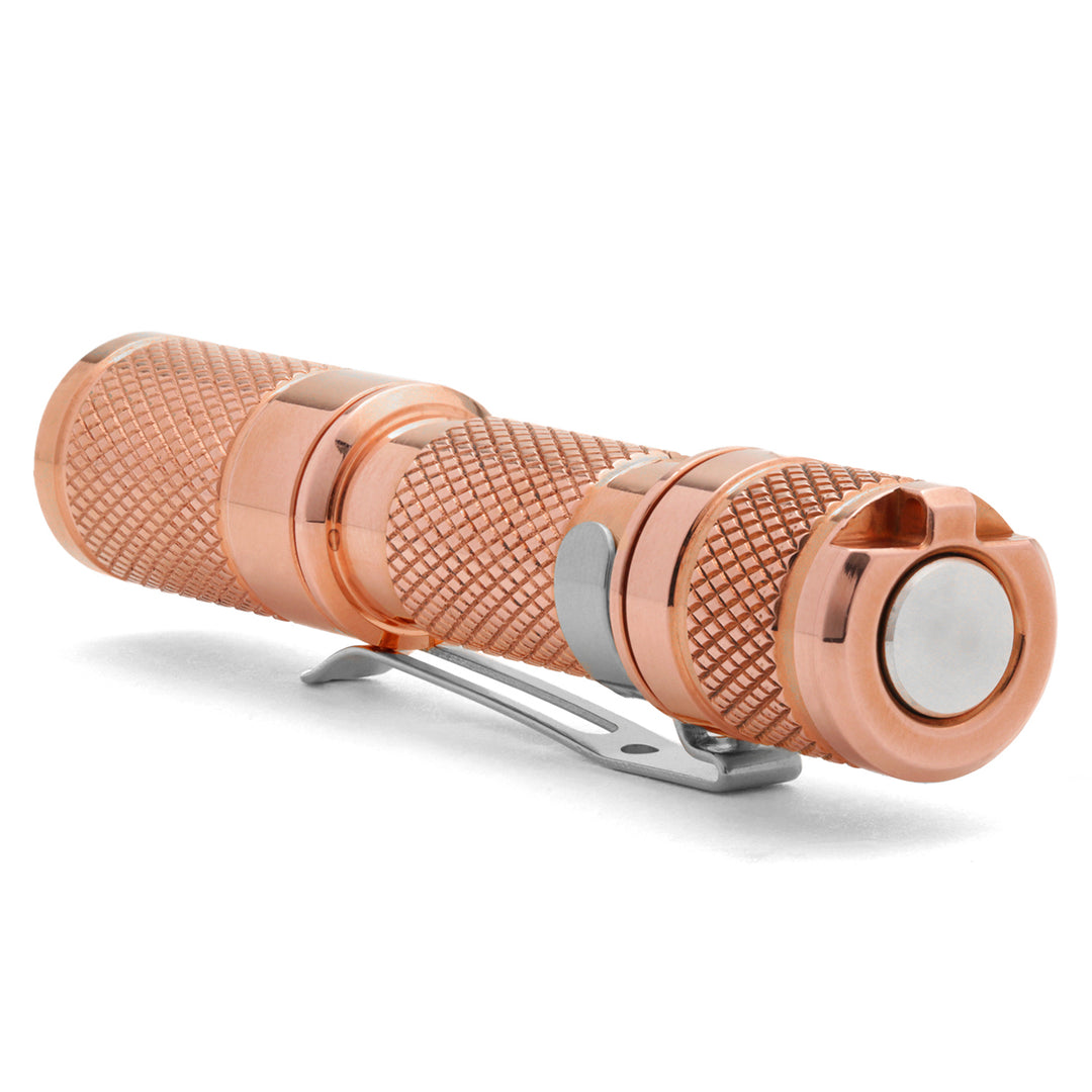 Drop Copper AAA Pocket Flashlight