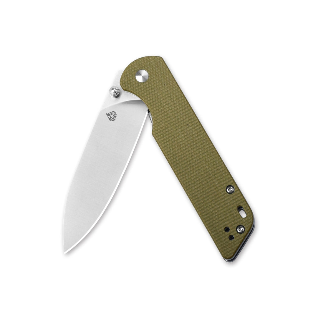 QSP Parrot Liner Lock Folding Knife (Micarta)