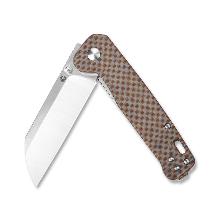 QSP Penguin Micarta Liner Lock (D2 Steel)