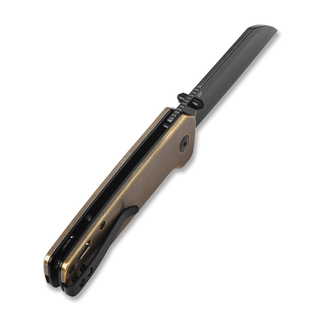 QSP Penguin Brass Liner Lock (D2 Steel)