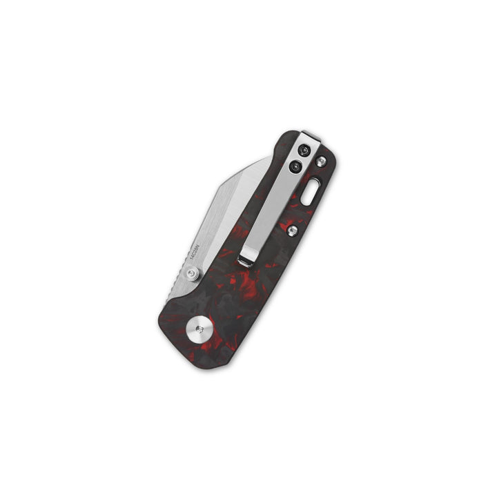QSP Penguin Mini Liner Lock Folding Knife (Micarta, G-10, CF), (14C28N)