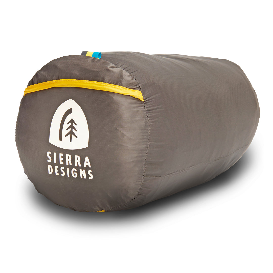 Sierra Designs Nitro 35 Down Quilt for hiking, backpacking, and camping down ripstop nylon thru-hiking quilt and bag