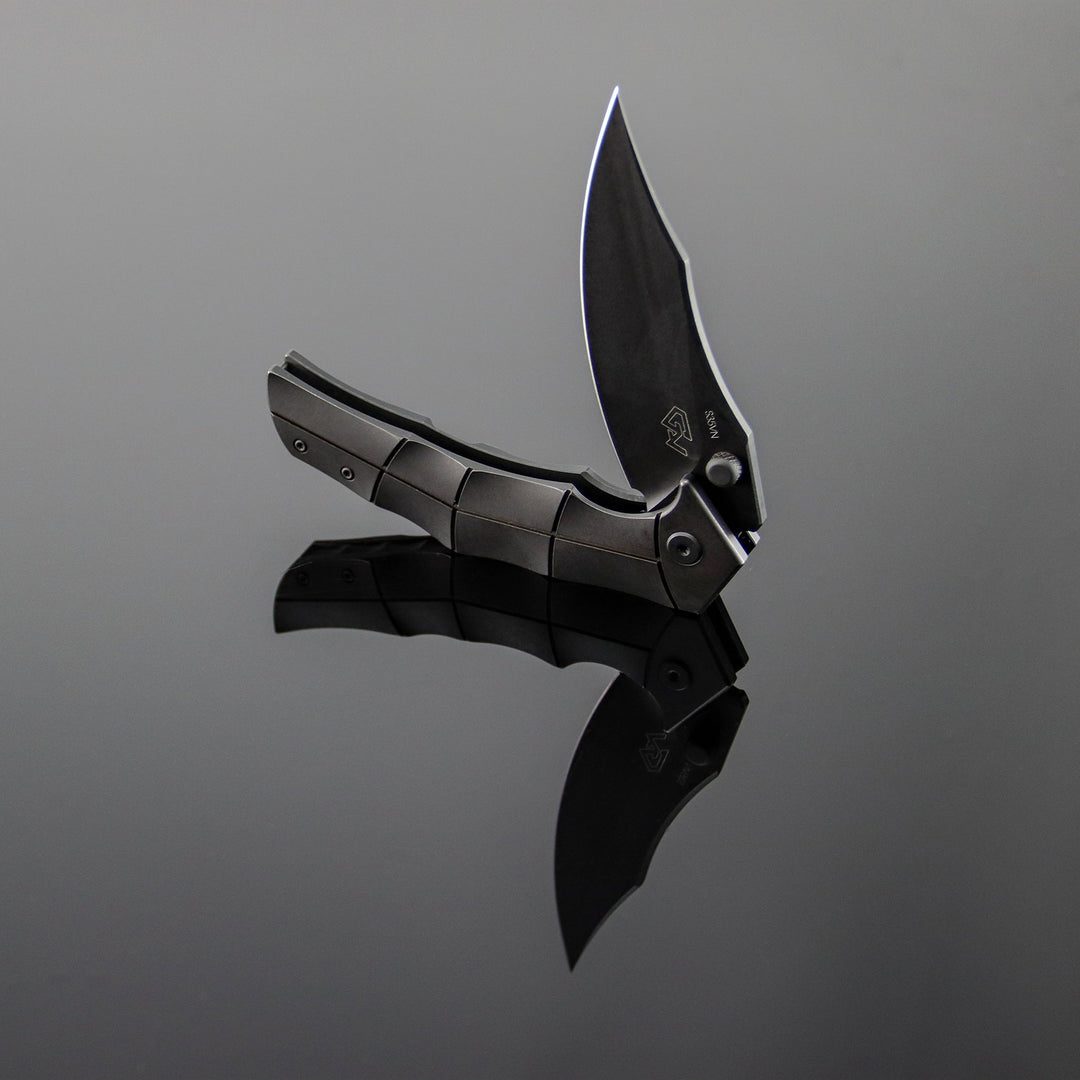 Drop + Gavko Thresher Titanium Frame Lock Knife