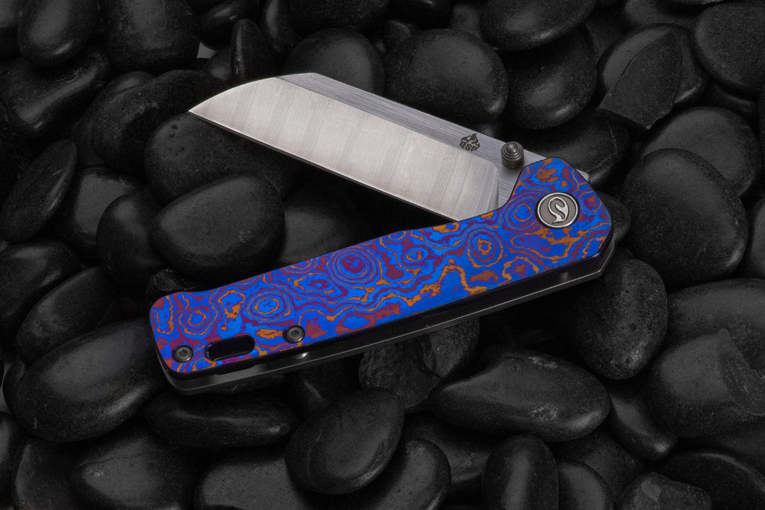 Kaviso x QSP Penguin Mokuti S35VN Titanium Frame Lock Knife