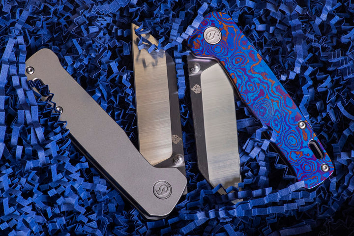 Kaviso x QSP Penguin Mokuti S35VN Titanium Frame Lock Knife