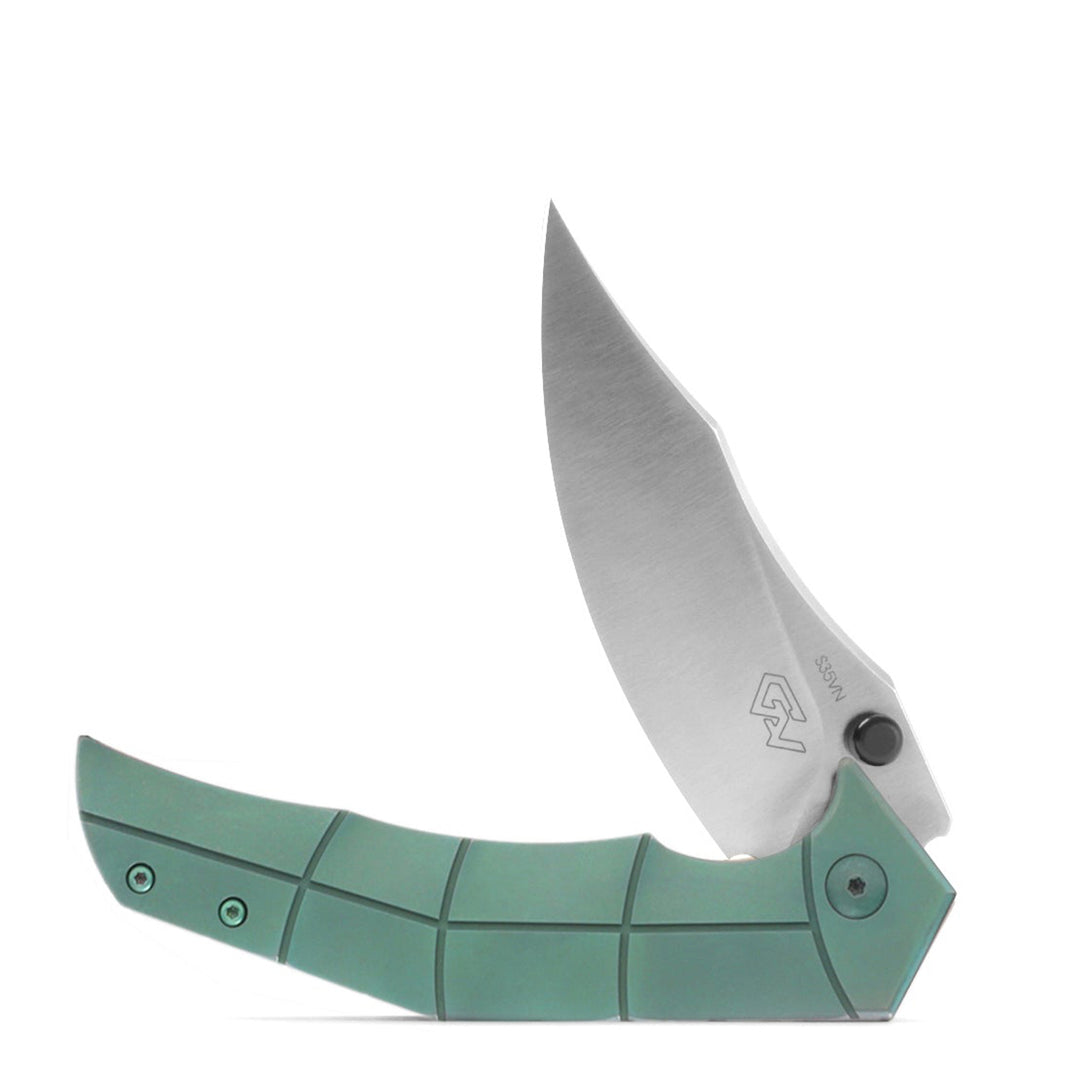 Drop + Gavko Thresher Titanium Frame Lock Knife