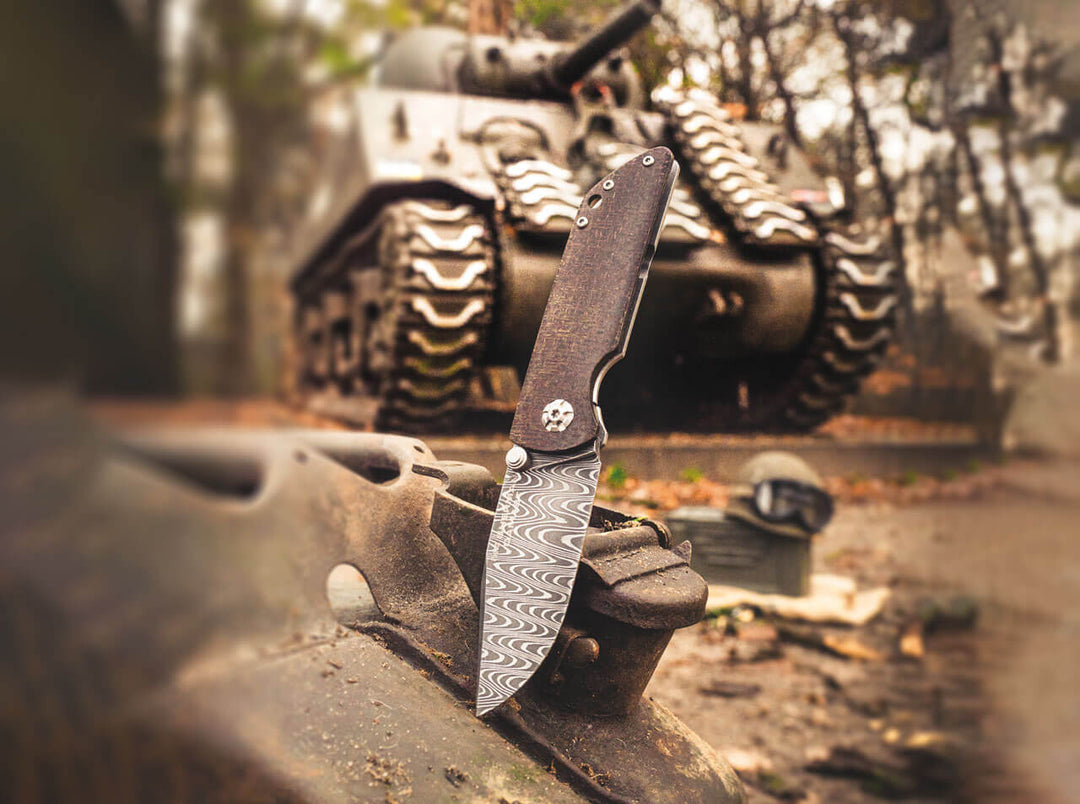 Boker M4 Sherman-Damascus