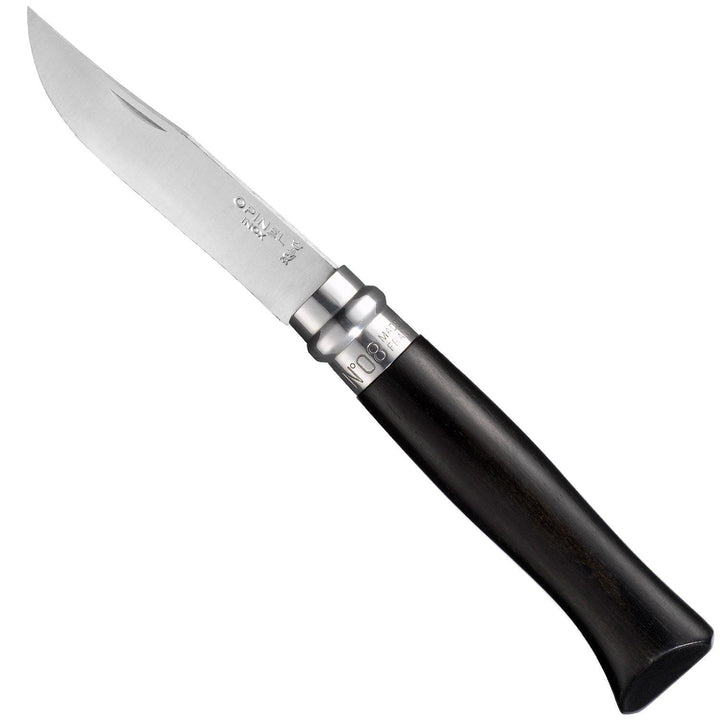 Opinel No8 Stainless Steel Blade, Ebony Handle