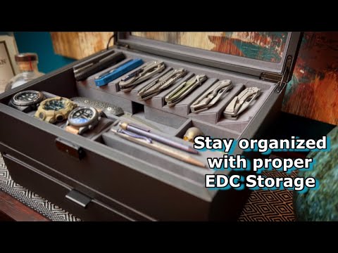 Kaviso EDC Cache Display Valet & Optional Storage Drawer