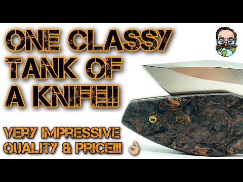 Kaviso x Kirby Raine S35VN Frame Lock Folding Knife