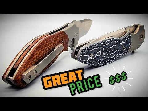 Kaviso x Kirby Raine S35VN Frame Lock Folding Knife