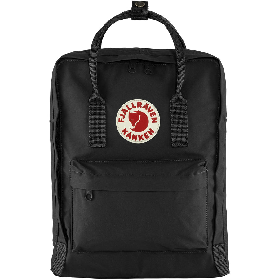Fjällräven Fjallraven Kanken Backpack for hiking, day trips, travel, outdoors lightweight Black 16 Liters