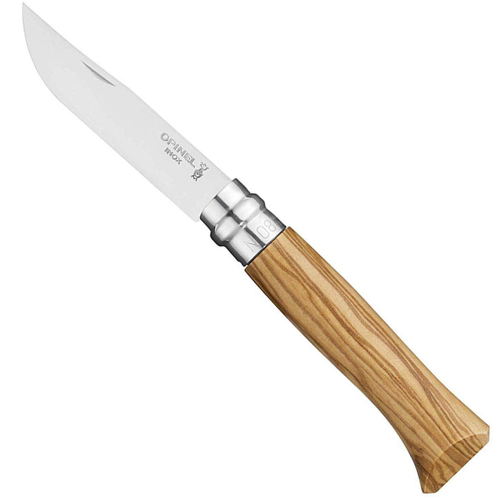 Opinel Stainless Steel Blade Olivewood Handle