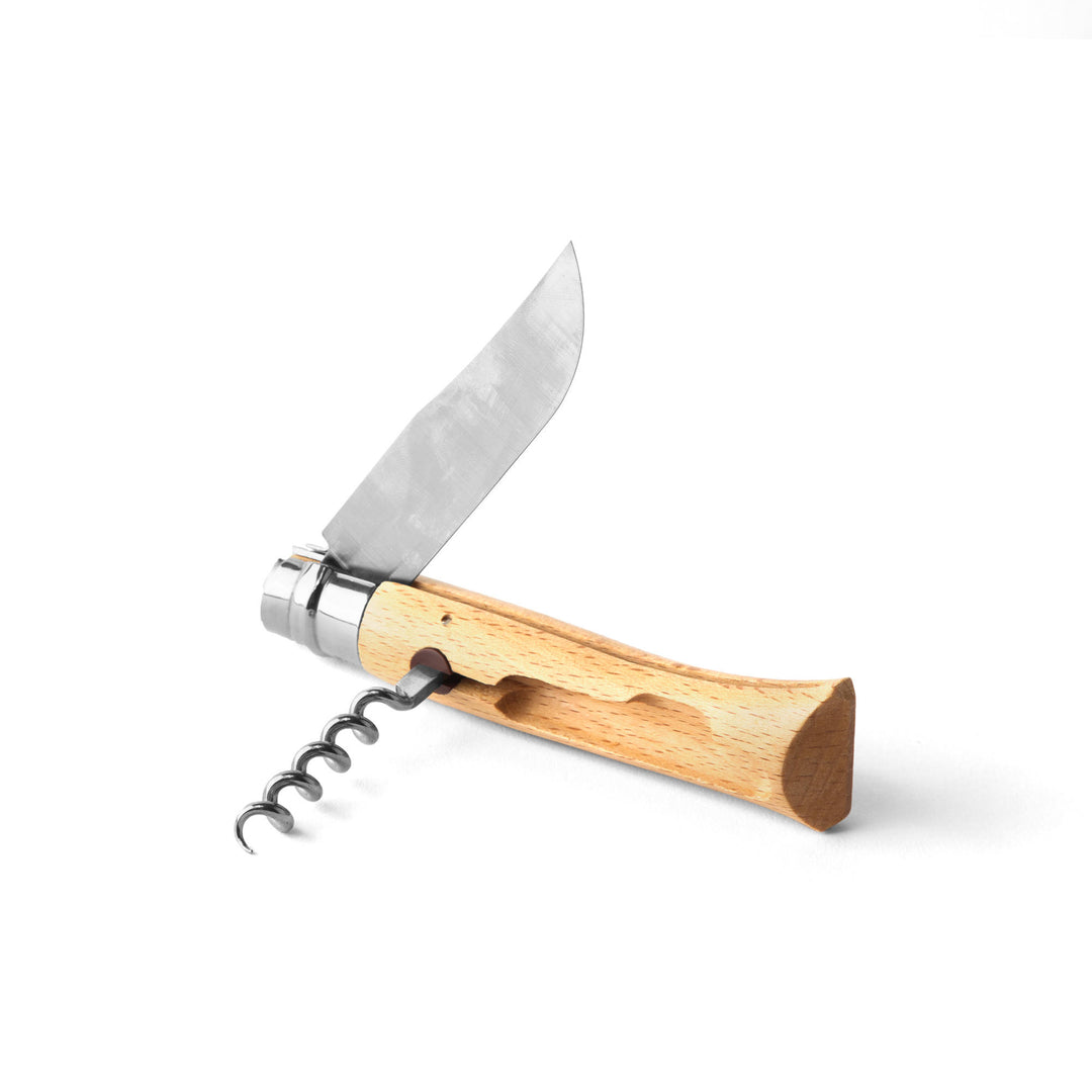 Opinel No10 Corkscrew Wine & Cheese Knife