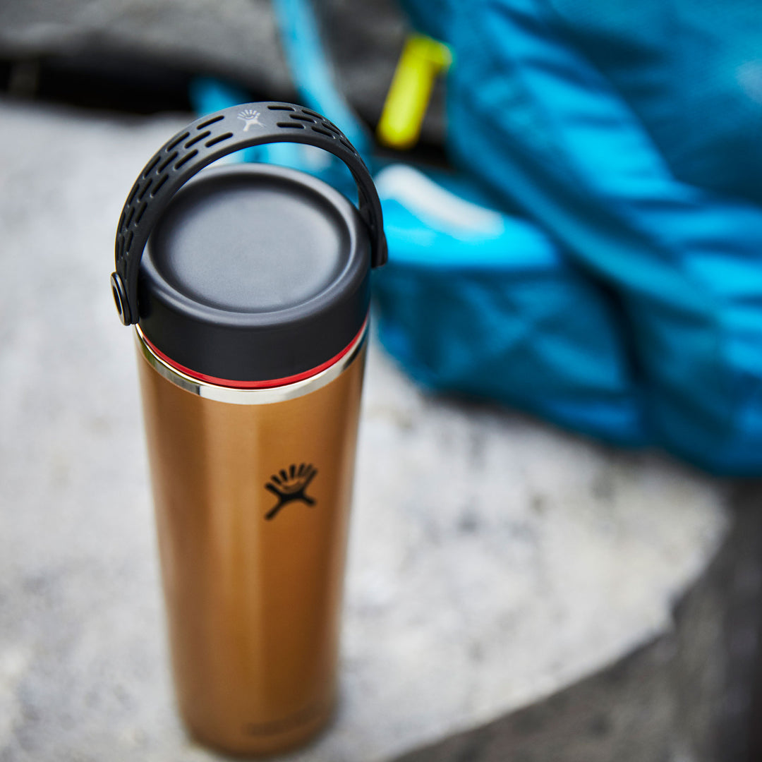 Hydro Flask: 24oz Wide Mouth w/ Flex Cap - Treeline Green