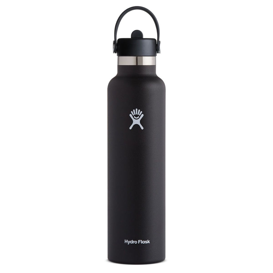 Hydro Flask 24 oz Standard Mouth Water Bottle with Flex Cap Flex Straw  Laguna