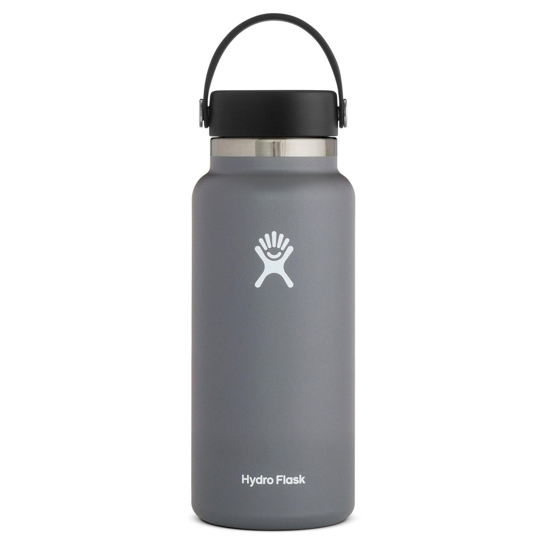 Hydro Flask Bottle, Wide Mouth, White, 32 Ounce