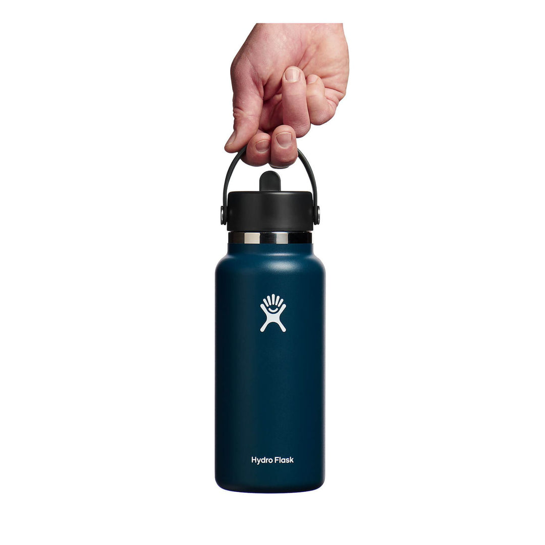 Hydro Flask 24 oz Wide Mouth with Flex Straw Cap - Agave