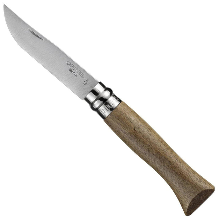 Opinel Stainless Steel Blade Walnut Handle