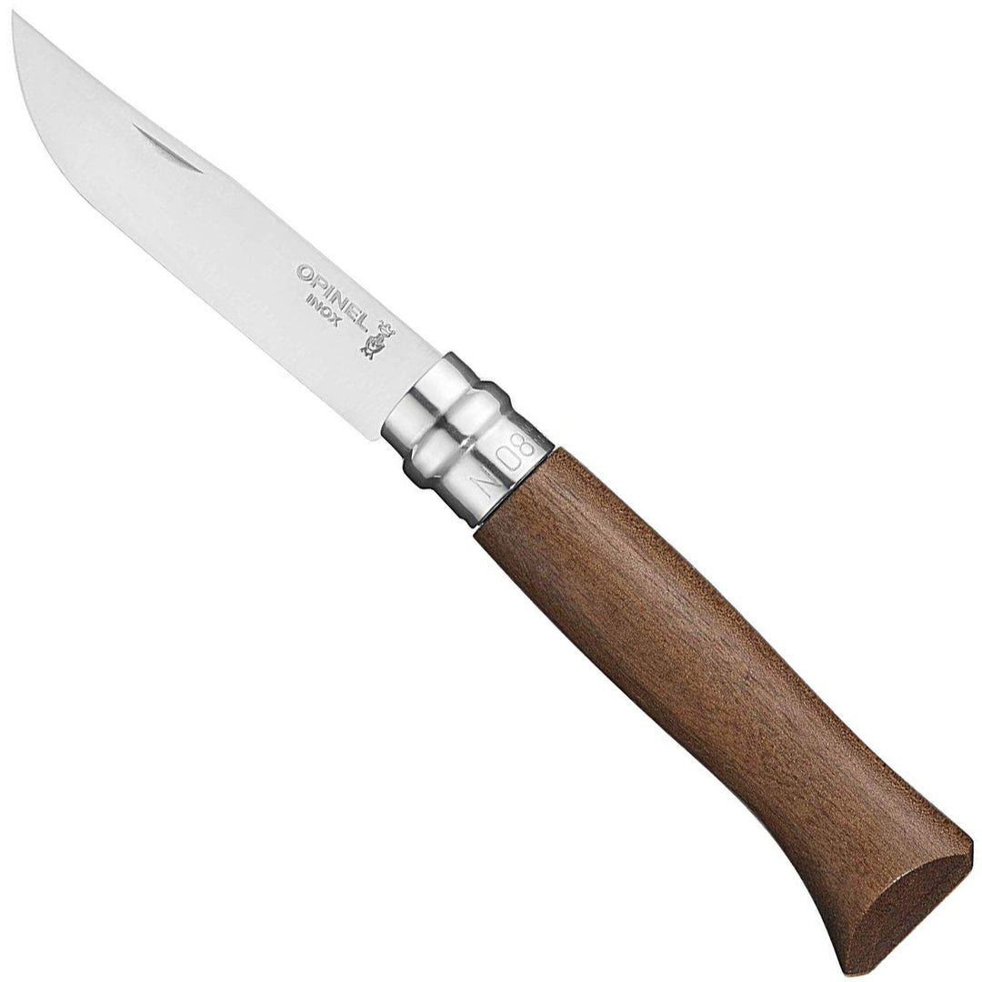 Opinel Stainless Steel Blade Walnut Handle