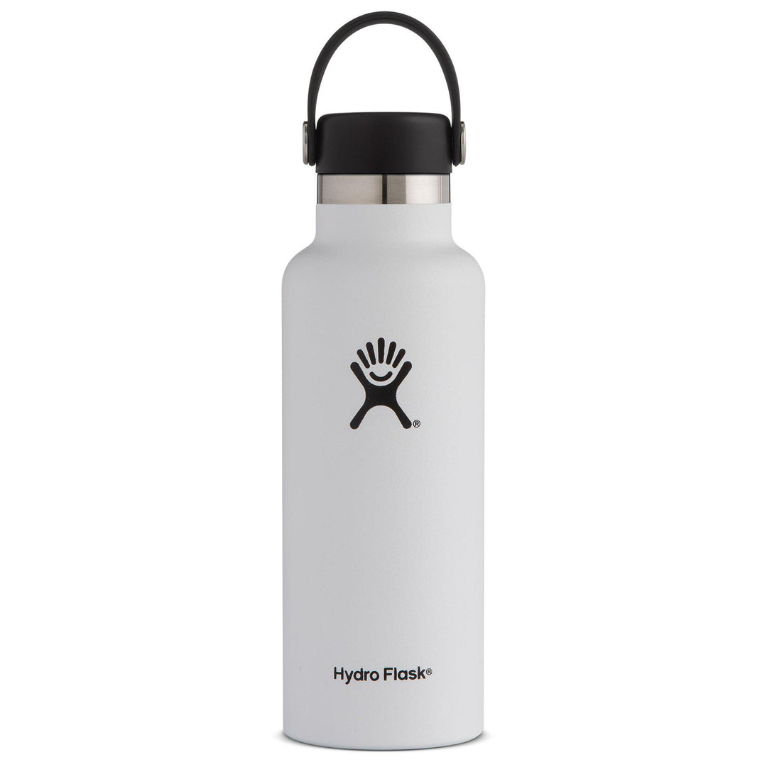 Hydro Flask HydroFlask 18 oz Standard Mouth White Water Bottle New  Authentic USA